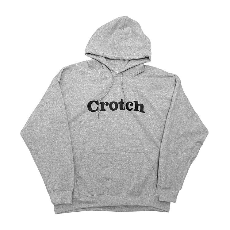 CROTCH – GREY HOODIE – EXTRA LARGE – Crotch