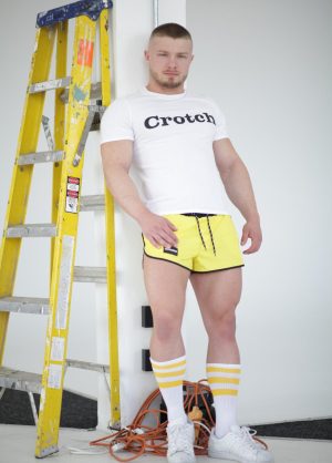CROTCH - WHITE  T-SHIRT - LARGE