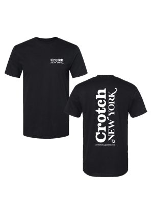 CROTCH - NEW YORK BLACK T-SHIRT - EXTRA LARGE