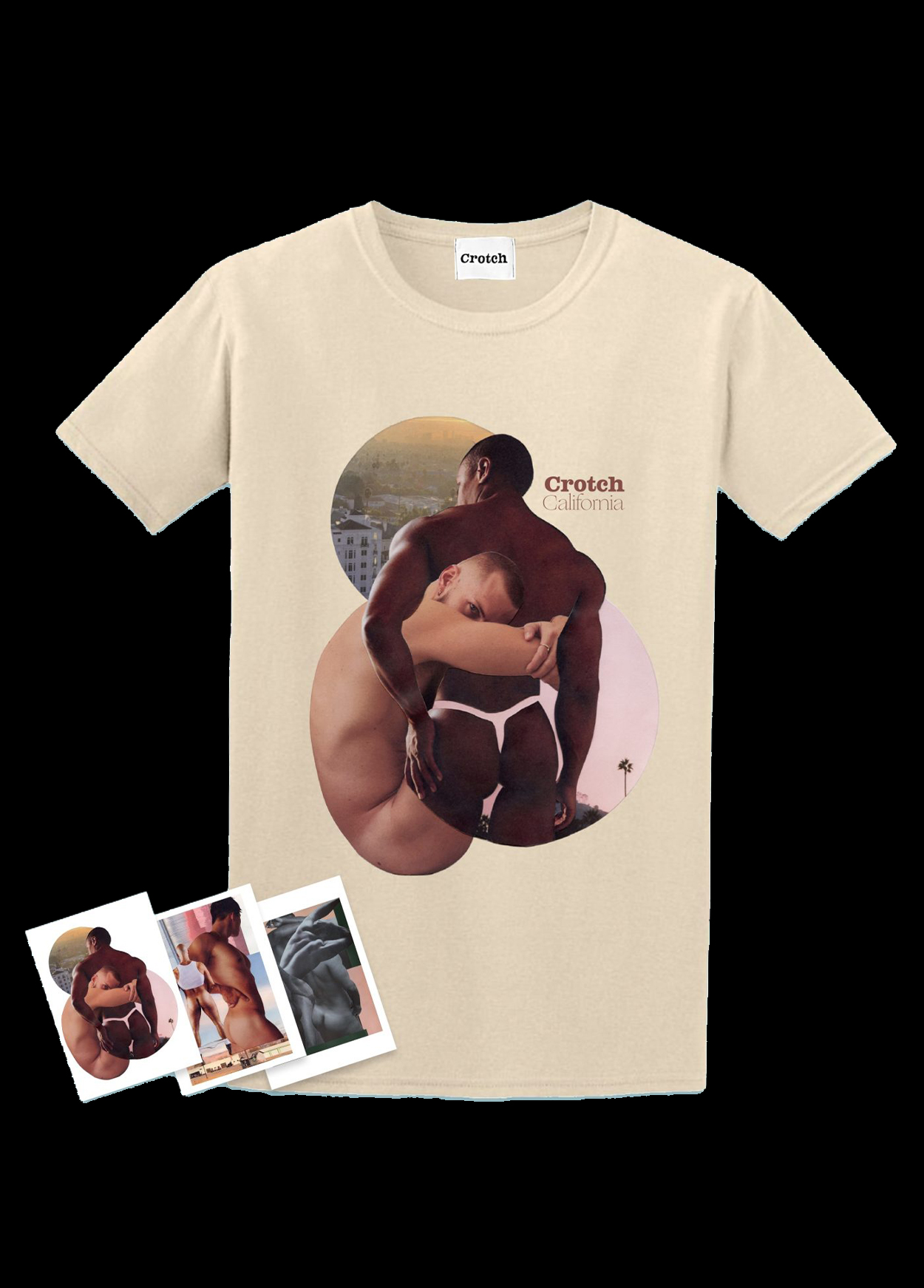 CROTCH - CALIFORNIA T-SHIRT + POSTCARDS (PRE-ORDER)